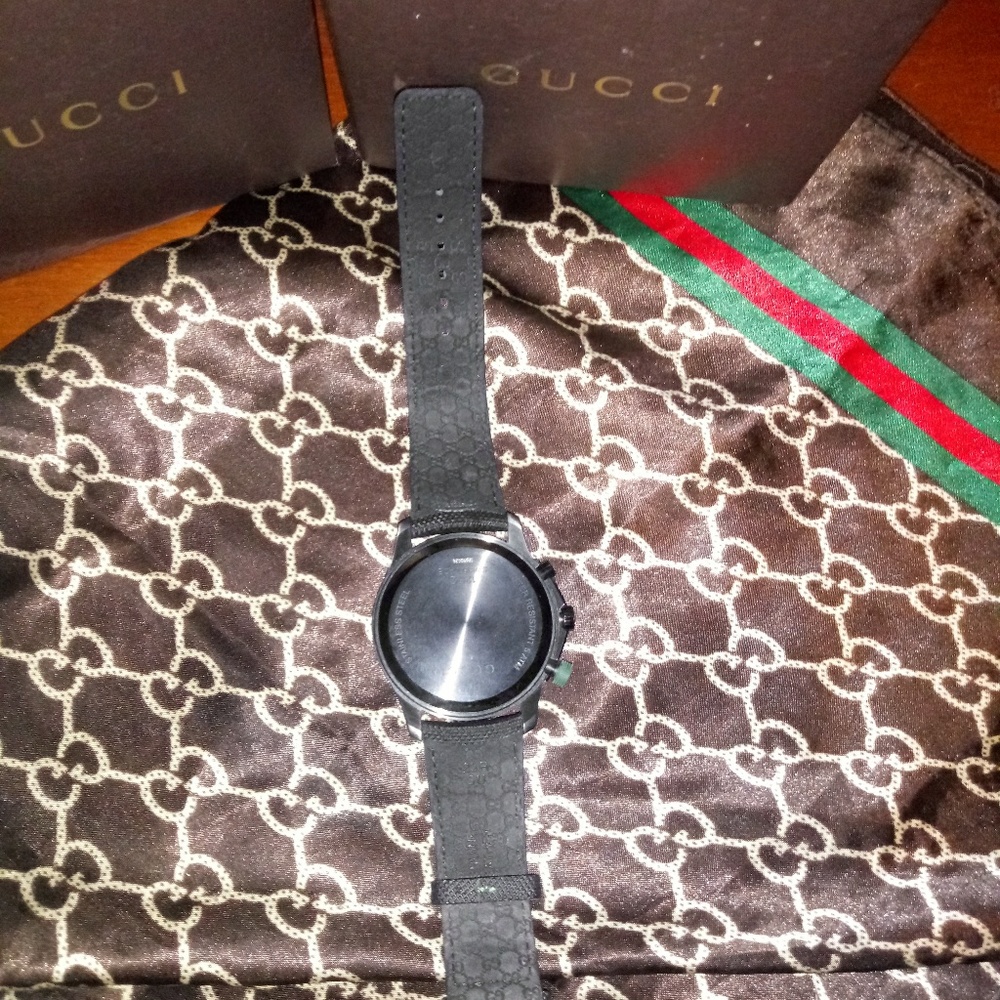 Gucci mens blk face and band - Picture 2 of 4
